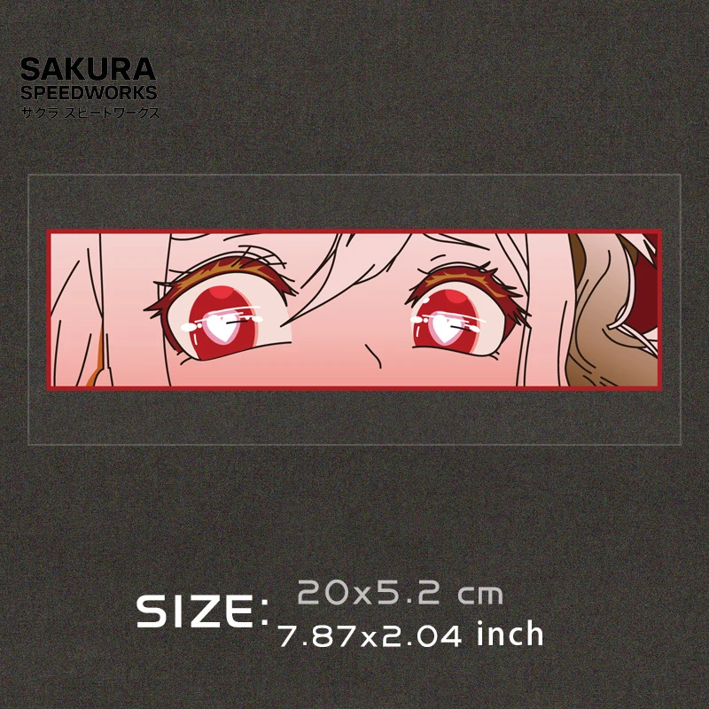 👀 JDM Anime Girl Eyes Reflective Stickers 👀