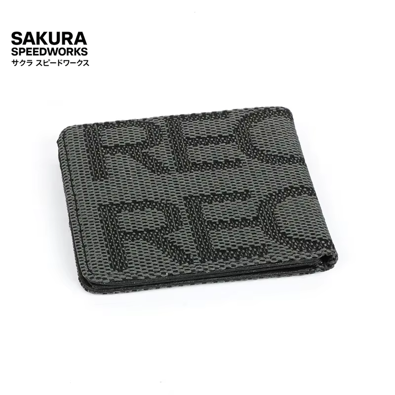 🚗💨 Recaro JDM Seat Fabric Wallet