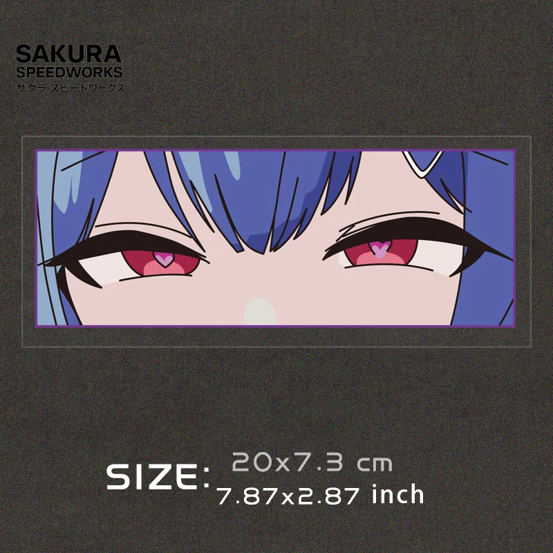 👀 JDM Anime Girl Eyes Reflective Stickers 👀