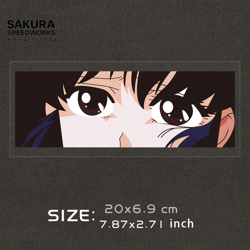 👀 JDM Anime Girl Eyes Reflective Stickers 👀