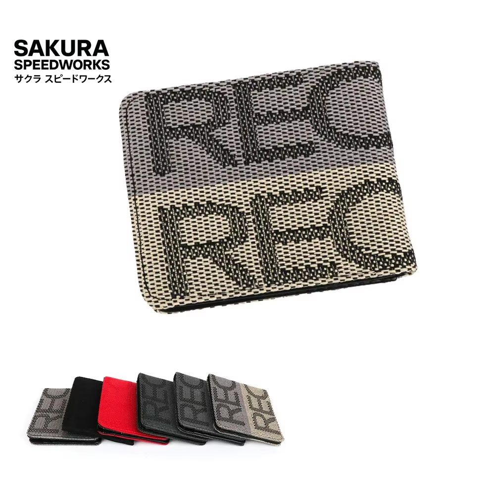 🚗💨 Recaro JDM Seat Fabric Wallet