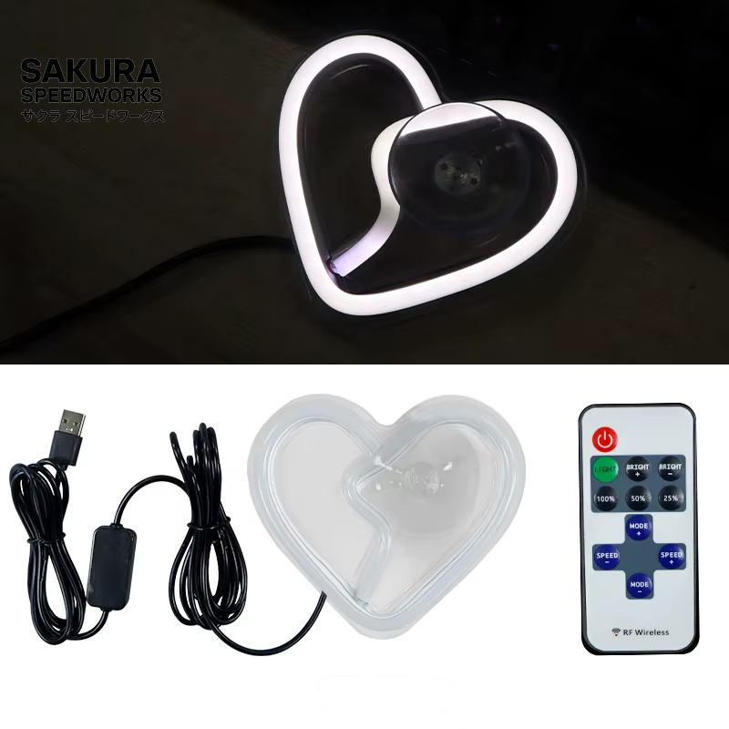 RetroGlow Heartbreak 💔 – Neon Ambient LED