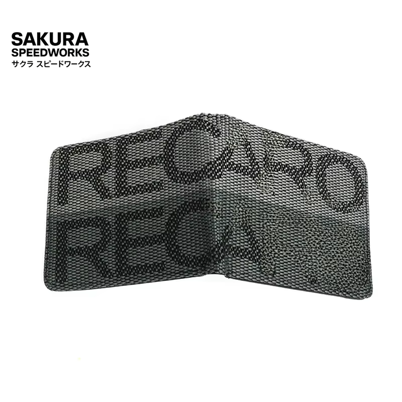 🚗💨 Recaro JDM Seat Fabric Wallet