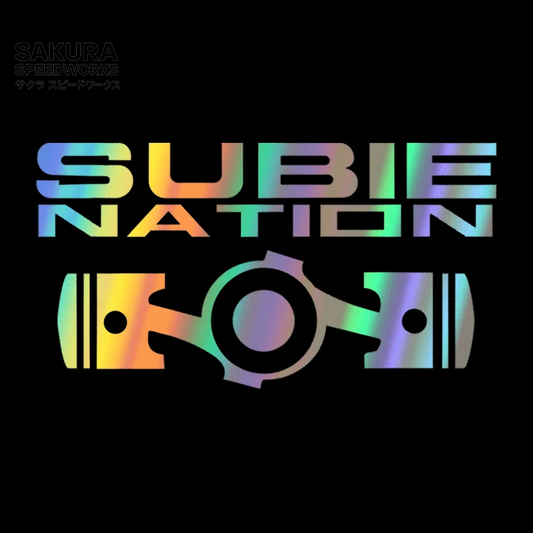 🚗 SUBIE NATION VINYL DECAL 🚗